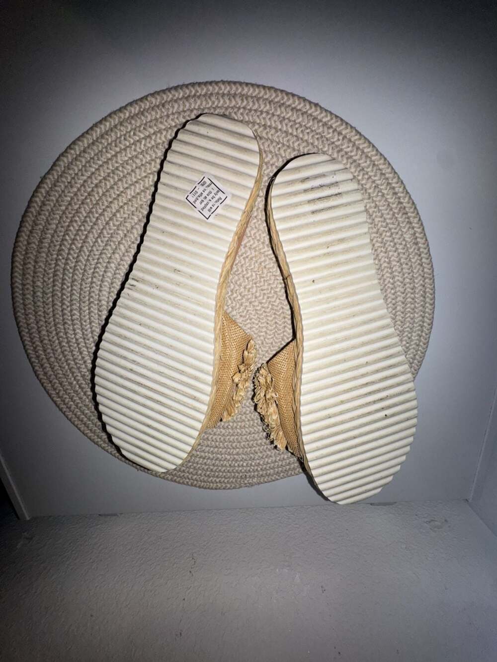 Prada Natural Raffia Floral Puff Espadrille Slide Sandals - Picture 8 of 11